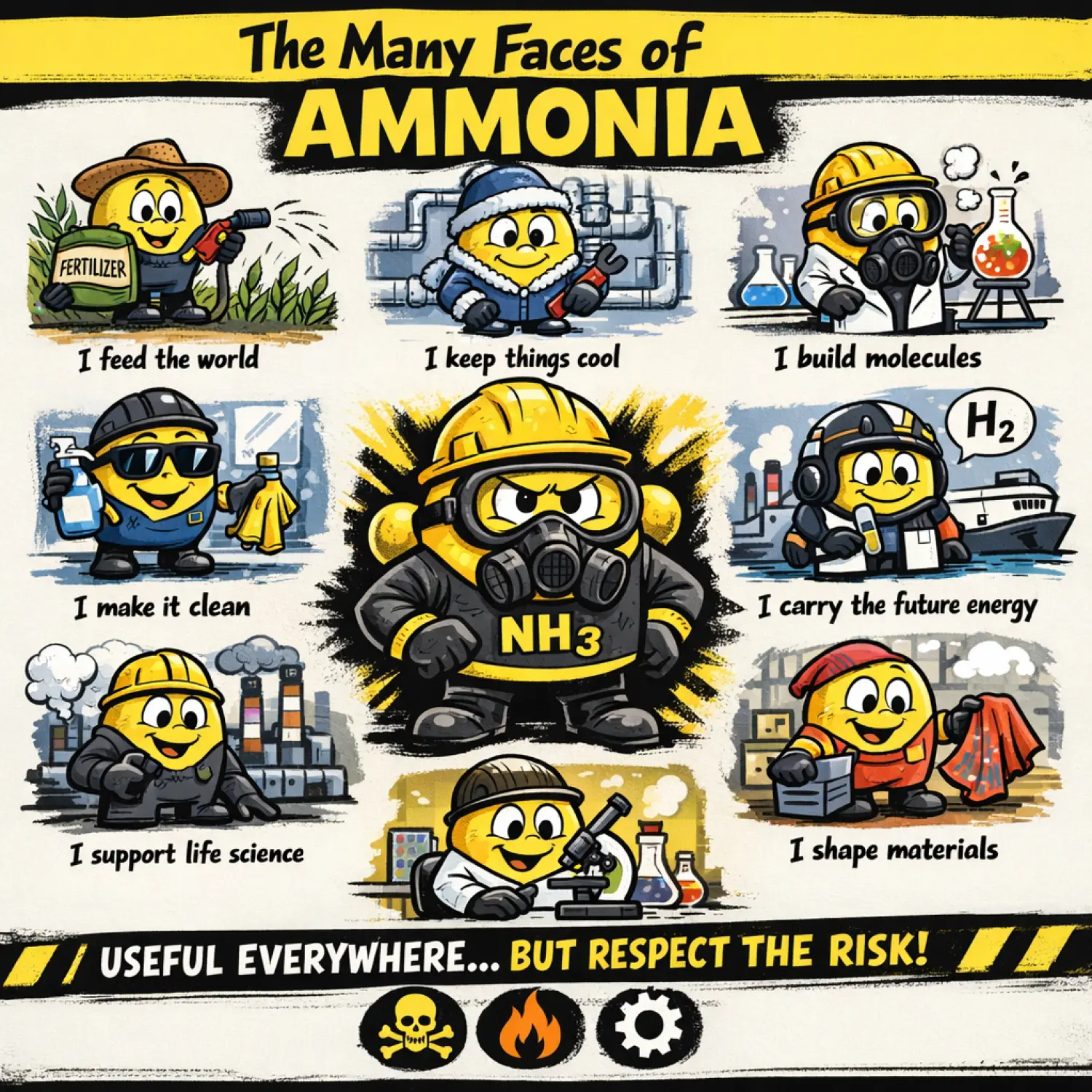 where we use ammonia? and it is Ex...