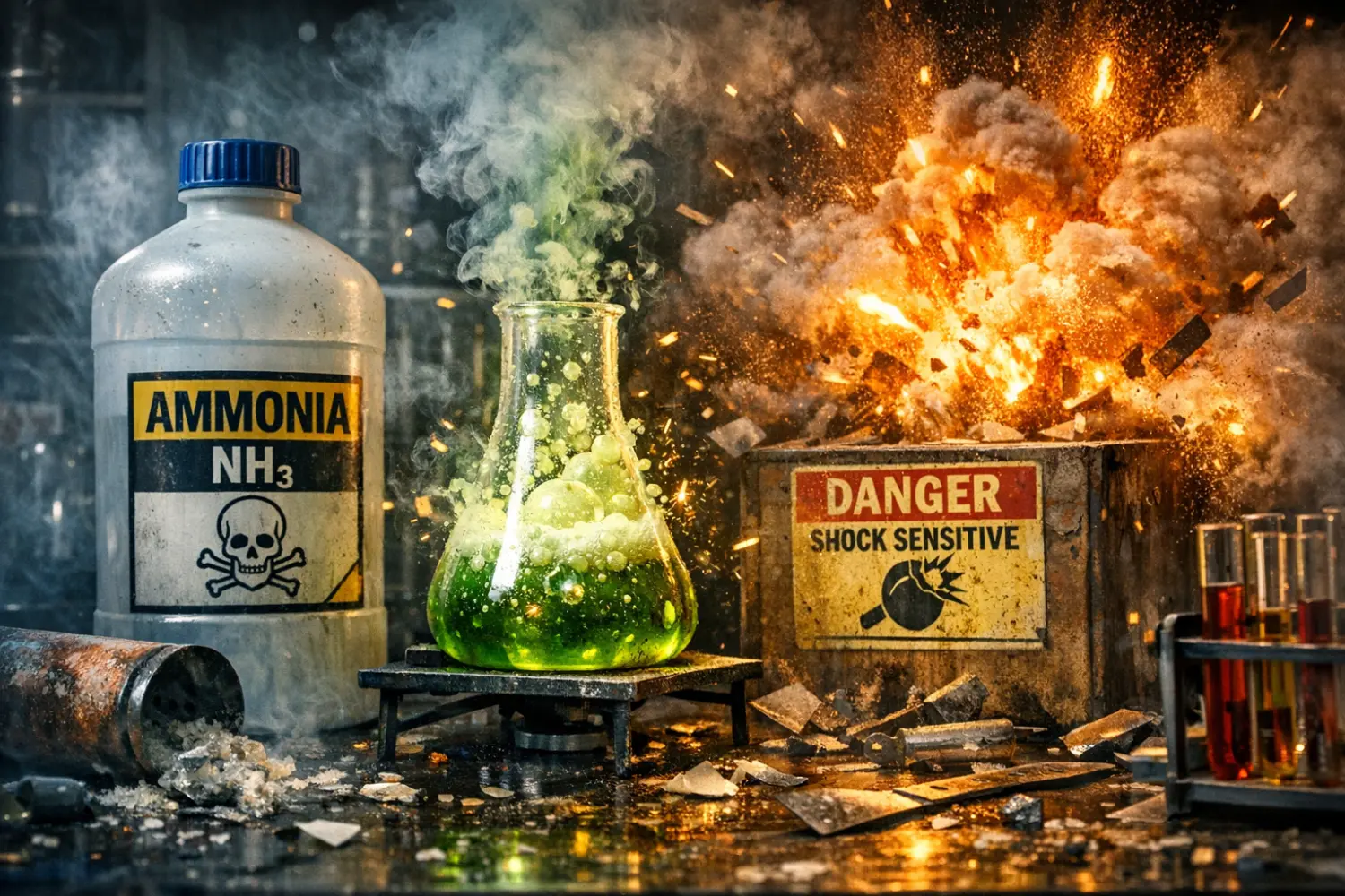 Ex mixtures with Ammonia