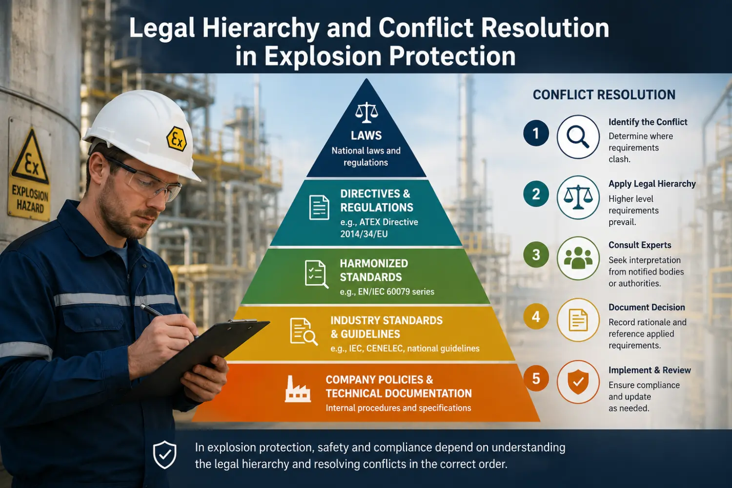 Legal Hierarchy and Conflict Resolution in Explosion Protection 