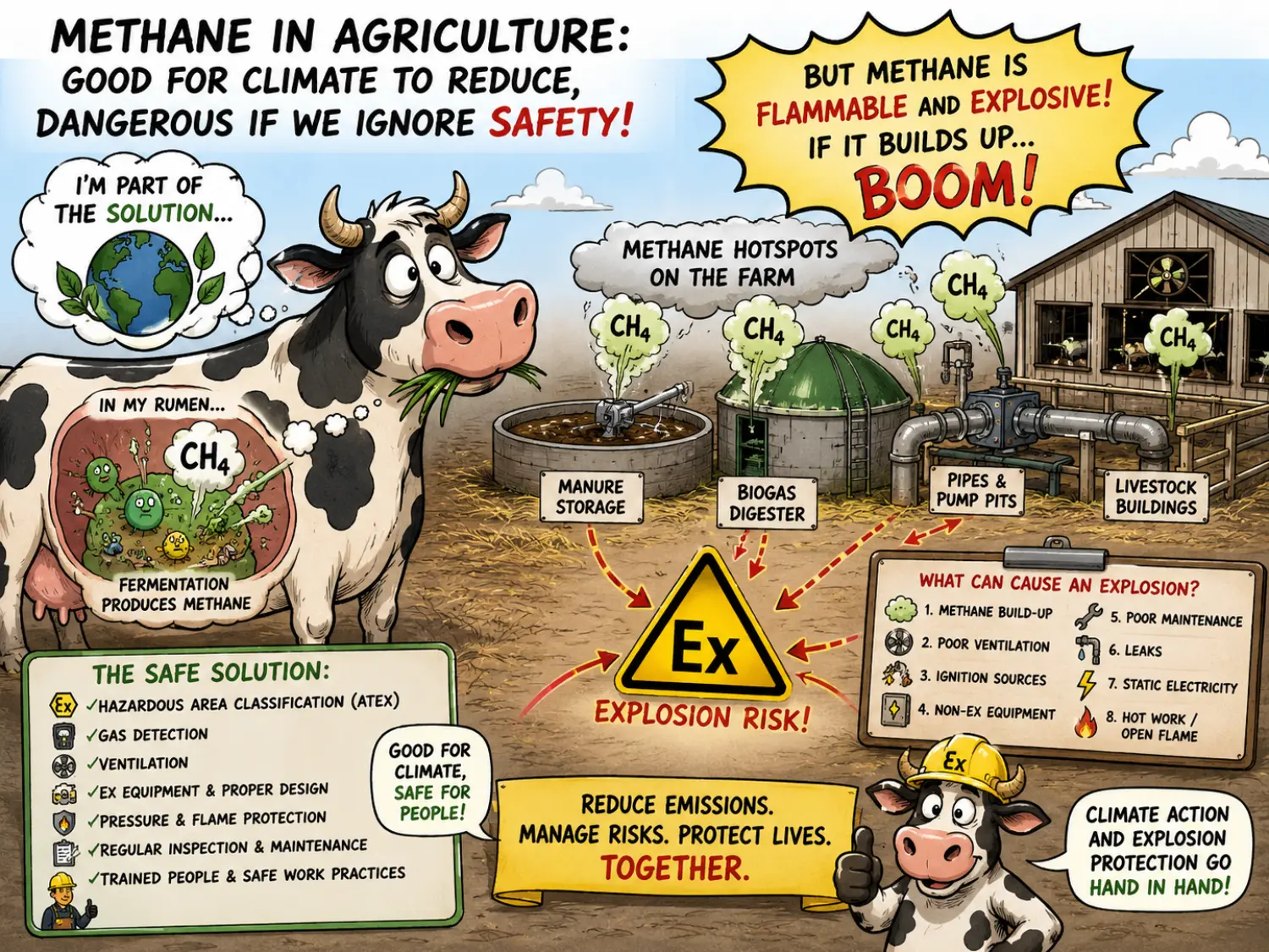 The issue of agricultural methane emissions